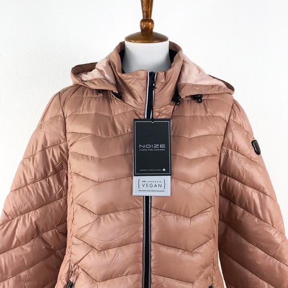 Noize Rose Claire Lightweight Puffer Mid Jacket - Picture 3 of 12